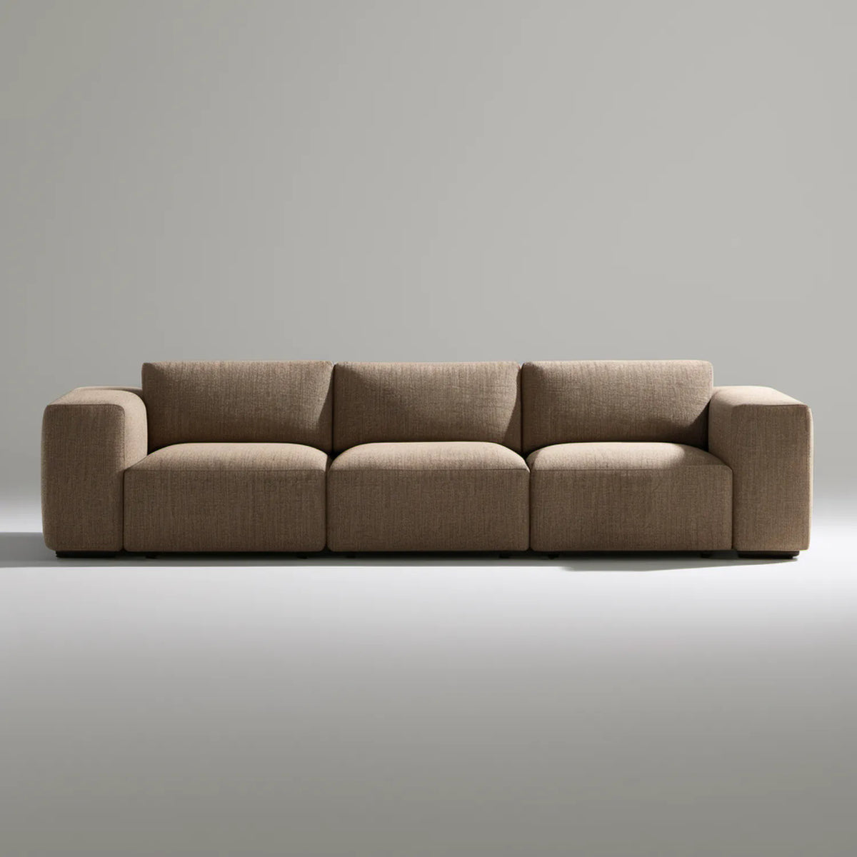 Trzyosobowa sofa tapicerowana Taupe 240 × 95 × 82 cm